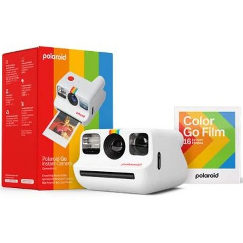 CAMARA POLAROID GO WHITE + 16 INSTANT PHOTOS (GENERATION 2)
