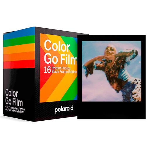 PELICULA POLAROID GO COLOR (DOBLE PACK = 16 FOTOS) BLACK FRA