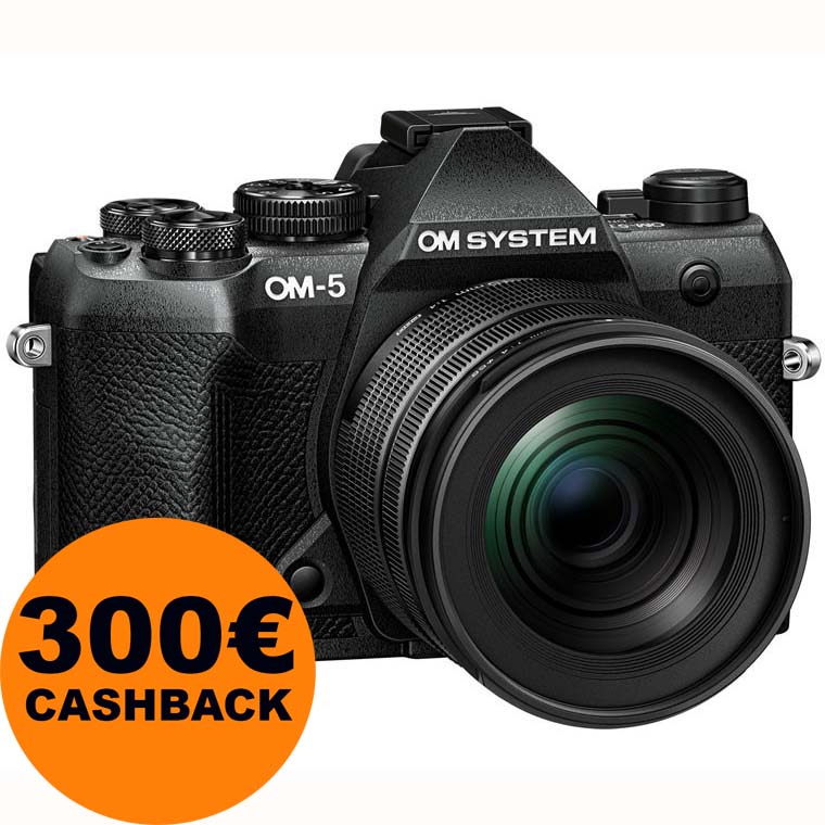 KIT OLYMPUS OM-5 MARK II + 12-40/2.8 PRO II BLACK/BLACK