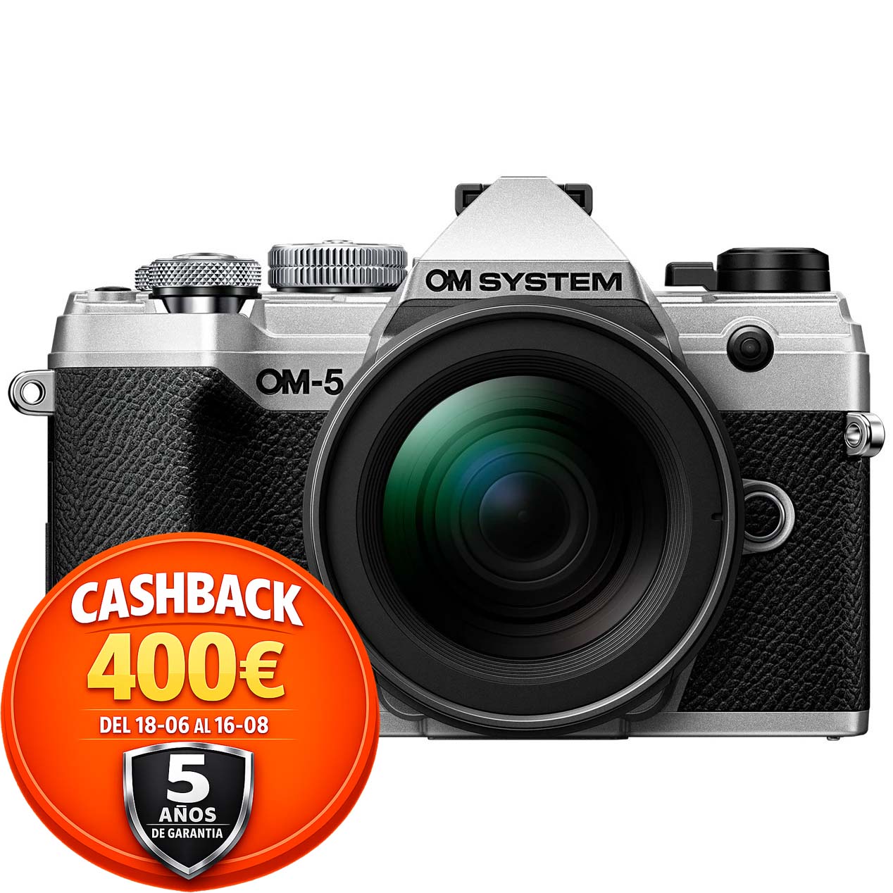 KIT OLYMPUS OM-5 MARK II + 12-40/2.8 PRO II SILVER/BLACK