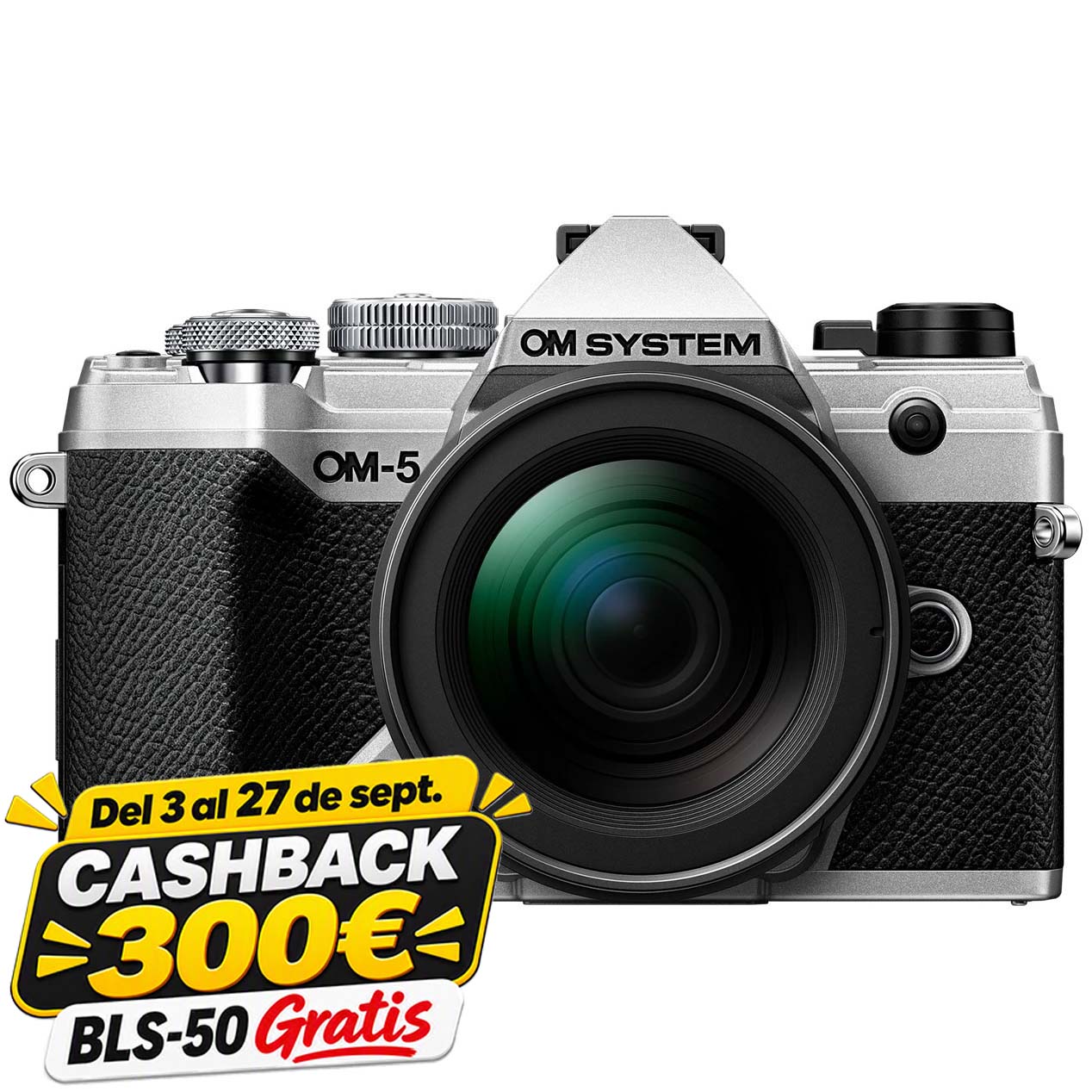 KIT OLYMPUS OM-5 MARK II + 12-40/2.8 PRO II SILVER/BLACK