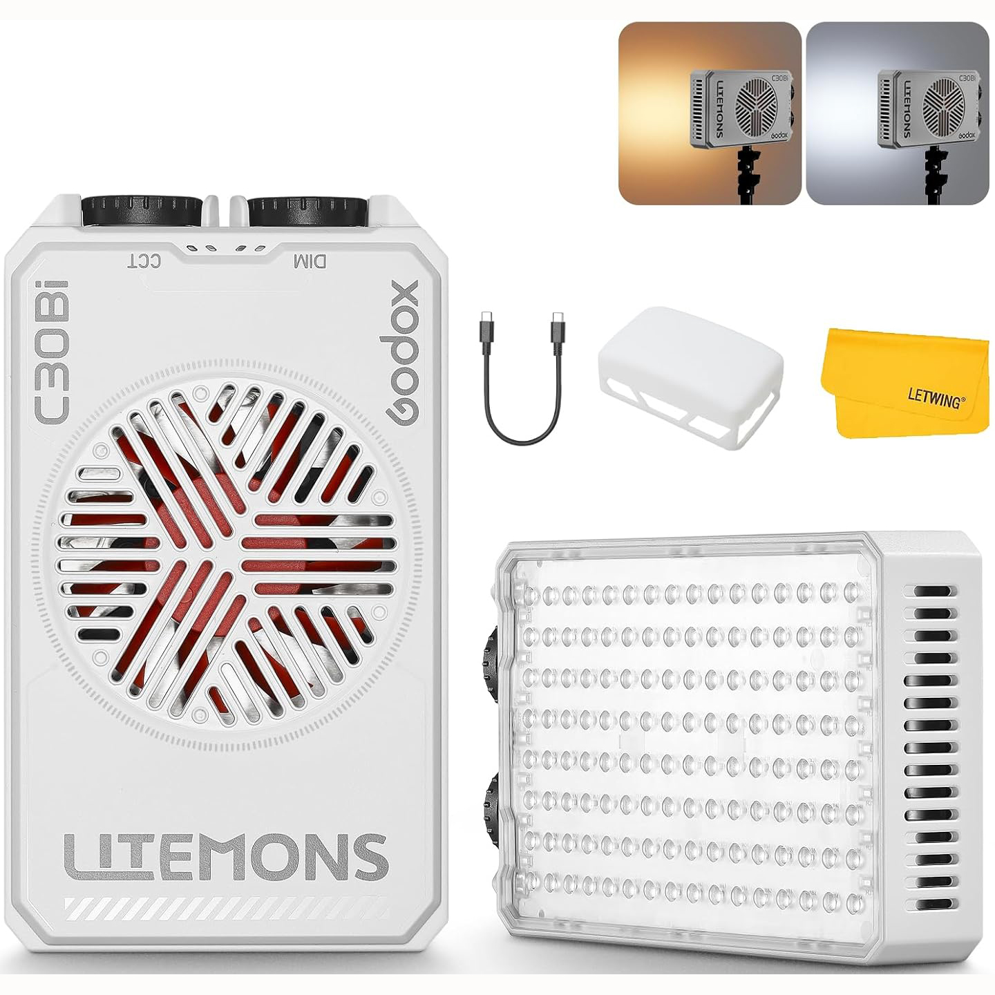 PANEL LED GODOX LITEMONS POCKET C30BI BICOLOR