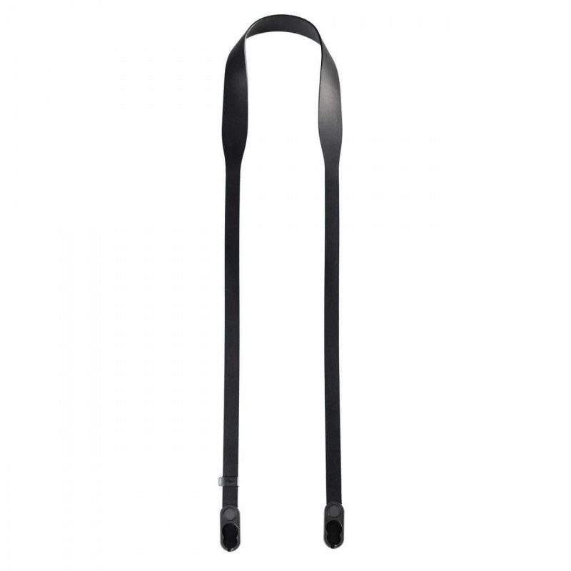 CORREA PEAK DESIGN FORM LEATHER CROSSBODY-LONG BLACK