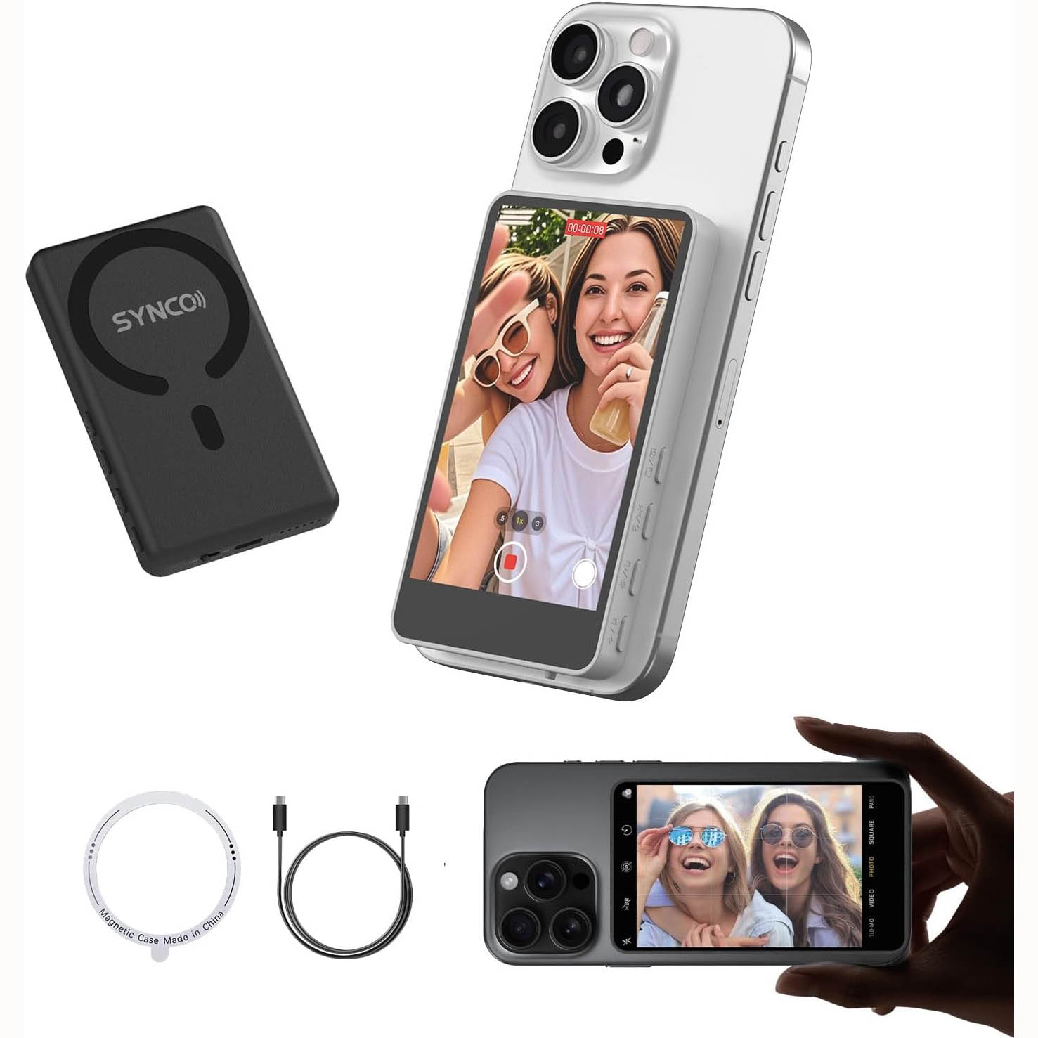 MONITOR SYNCO XVIEW M4 PARA SELFIES CON SMARTPHONE