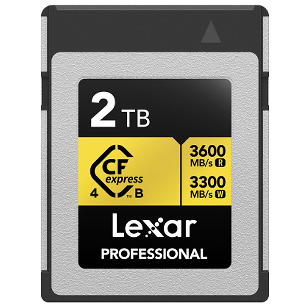 TARJETA CFEXPRESS 2TB LEXAR TYPE B (3600 MB/SG) GOLD