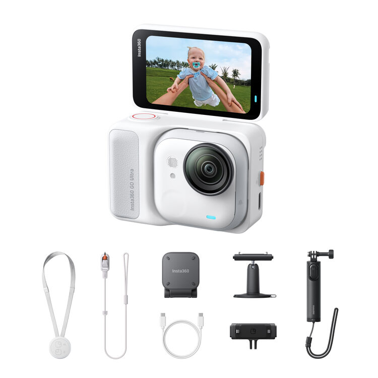 CAMARA INSTA360 GO ULTRA CREATOR BUNDLE (TINY HANDS-FREE WHI