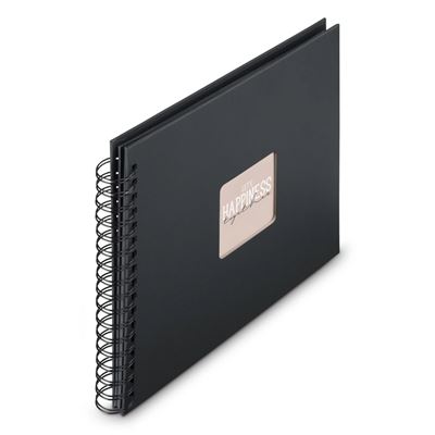 ALBUM HAMA ESPIRAL HOJA CARTULINA 36X32 50 PAGINAS (NEGRO)