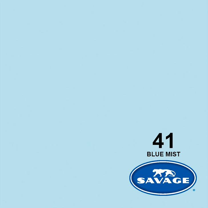 FONDO SAVAGE PAPEL 1.35X11 MTS BLUEMIST  (N. 41)