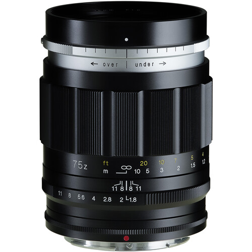 OBJETIVO VOIGTLANDER 75/1.8 BLACK PORTRAIT HELIAR NIKON Z