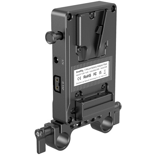 ADAPTADOR SMALLRIG PARA BATERIAS V-MOUNT DUAL ROD CLAMP 3498