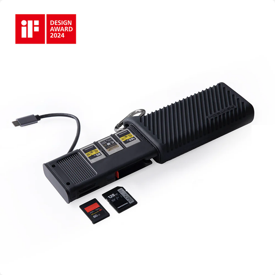 LECTOR / PORTATARJETAS PGYTECH CFEXPRESS TYPE A / SD  VERDE