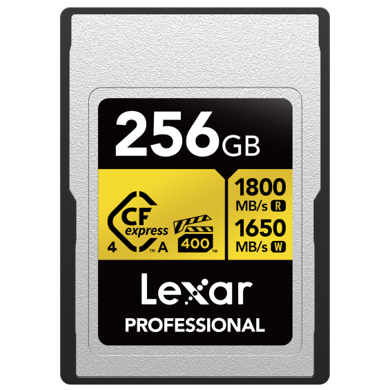 TARJETA CFEXPRESS 256 GB LEXAR 4.0 TYPE A (R1800/W1650) GOLD