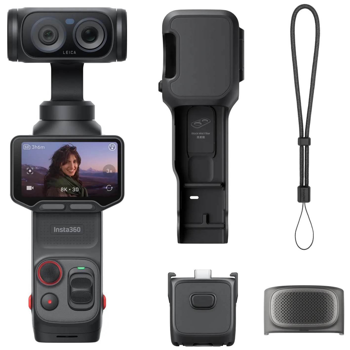 CAMARA INSTA360 LUNA ULTRA STANDARD BUNDLE COSMIC BLACK