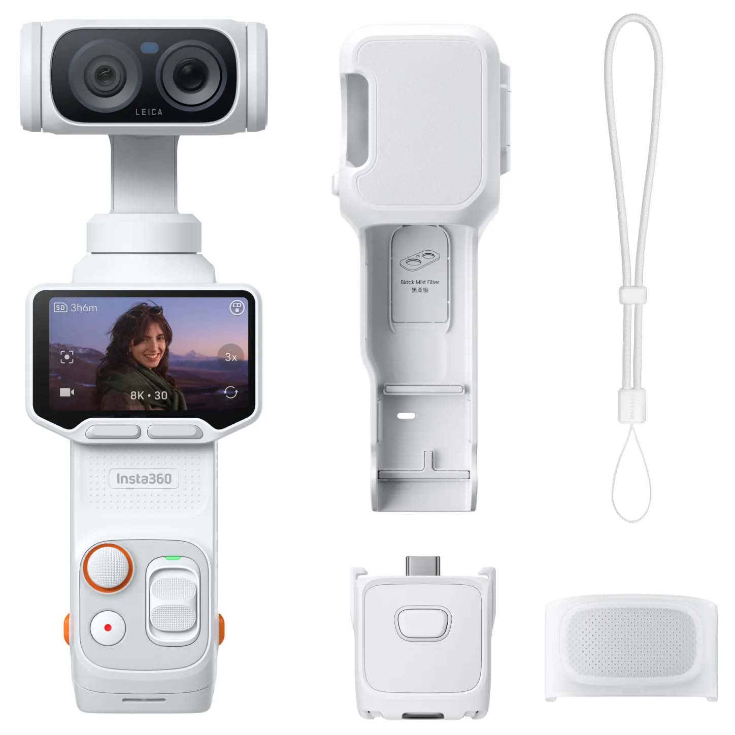 CAMARA INSTA360 LUNA ULTRA STANDARD BUNDLE STELLAR WHITE