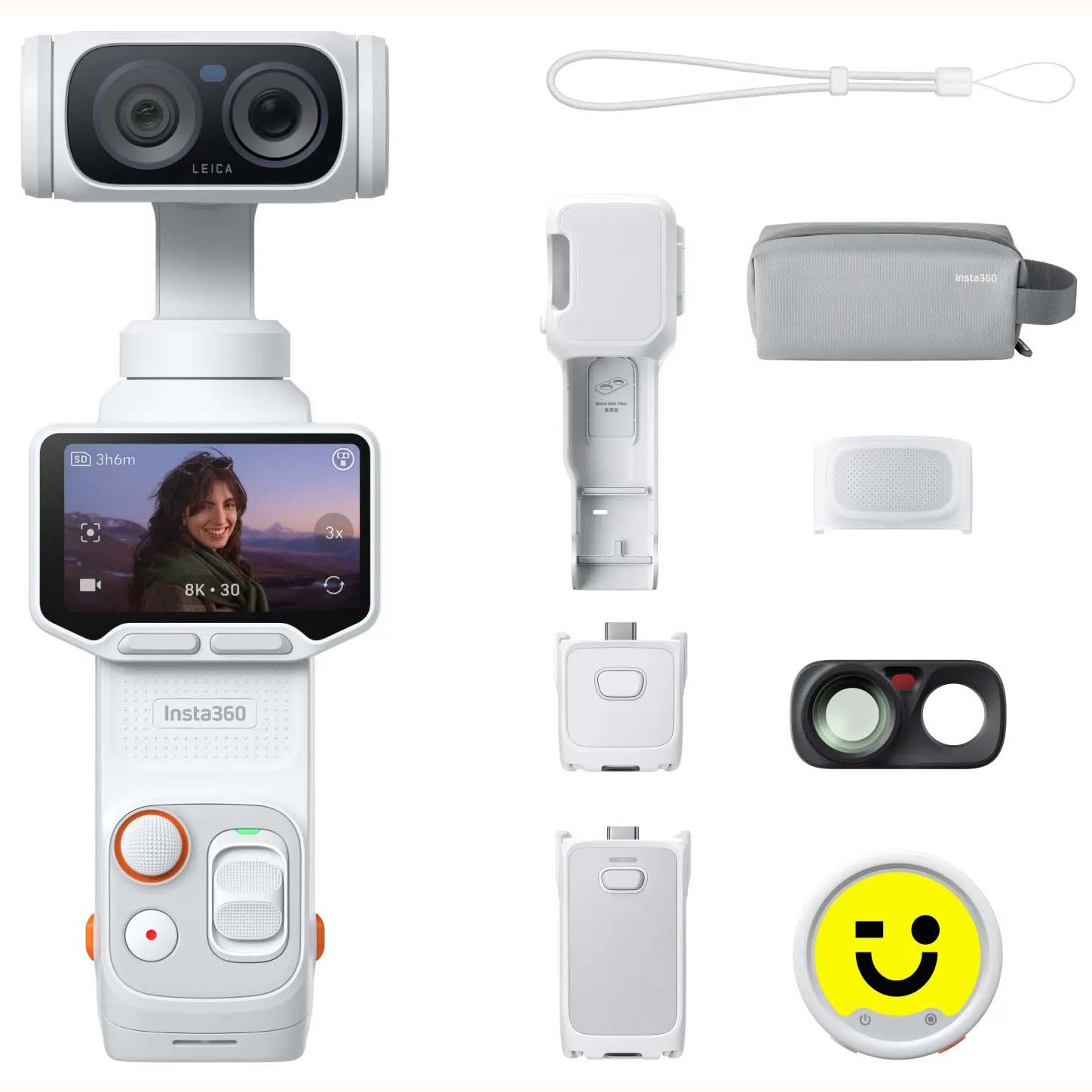 CAMARA INSTA360 LUNA ULTRA CREATOR BUNDLE STELLAR WHITE