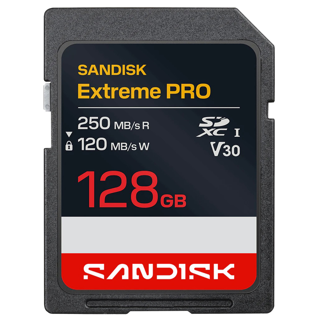 TARJETA SD 128 GB SANDISK EXTREME PRO (R250/W120) 4K UHD