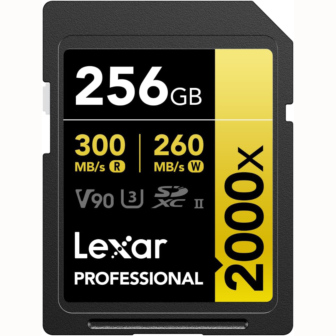 TARJETA SD 256 GB LEXAR (L300/W260) GOLD UHS-II 8K V90