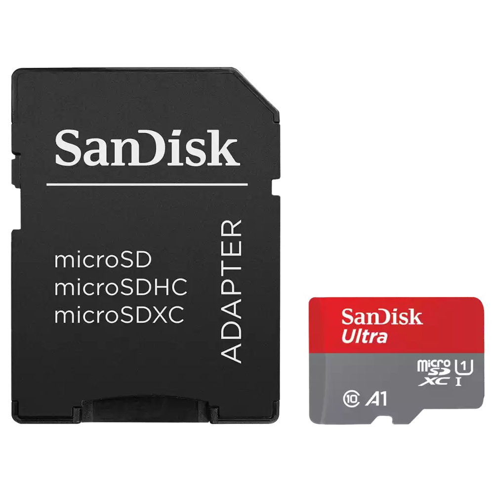 TARJETA MICRO SD 128 GB SANDISK ULTRA 140MB/SG CON ADAPTADOR