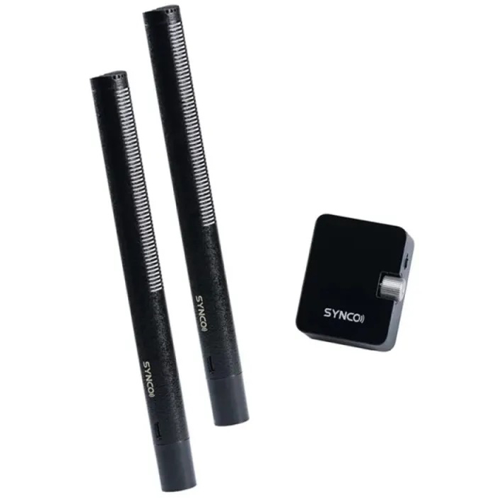 MICROFONO SYNCO SHOTGUN D2 WL (STEREO - 2 MICROS + 1 RECEPT