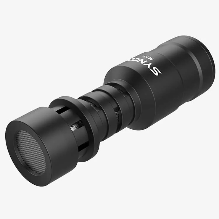 MICROFONO SYNCO SHOTGUN M1S SOBRE CAMARA