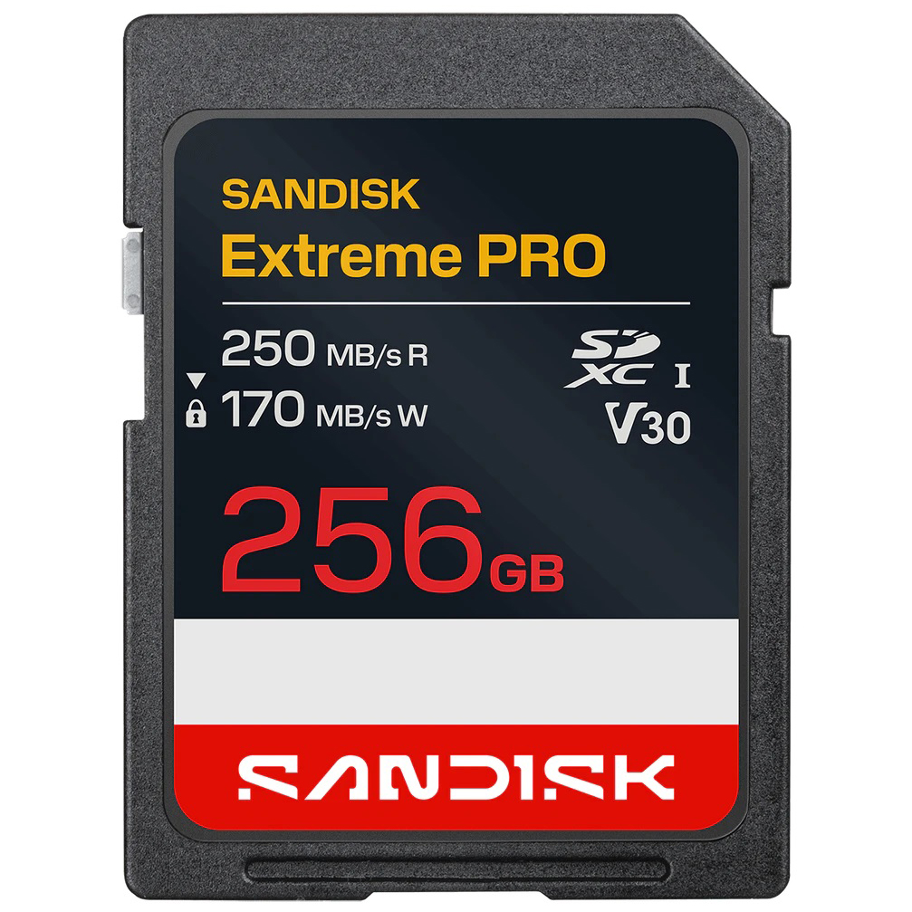 TARJETA SD 256 GB SANDISK EXTREME PRO (R250/W170) 4K UHD SANDISK 