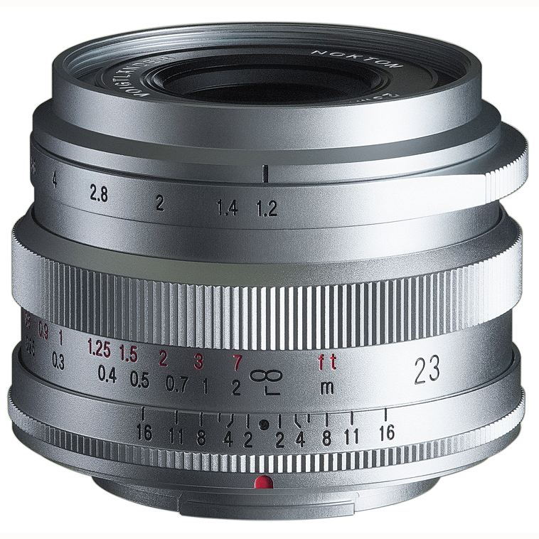 OBJETIVO VOIGTLANDER 23/1.2 NOKTON X-MOUNT ASPH (SILVER)