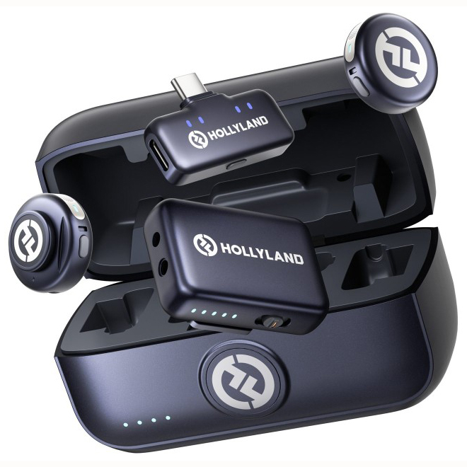 MICROFONO HOLLYLAND LARK M3 COMBO 2TX & 2RX SPACE GRAY