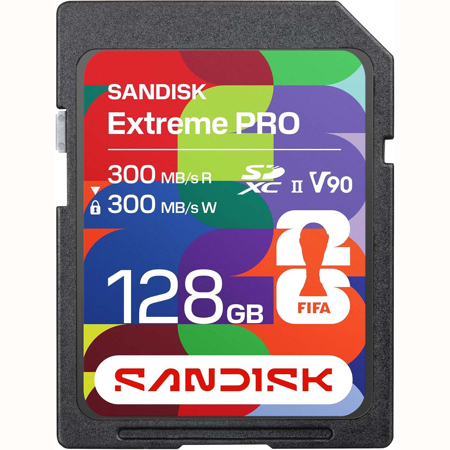 TARJETA SD 128 GB SANDISK EXTREME PRO (R300/W300) FIFA WORLD