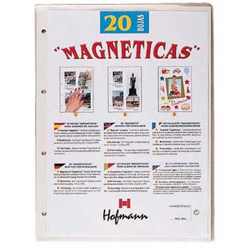 RECAMBIO HOFMANN 9820 (20H HOJAS MAGNETICAS BLANCAS)