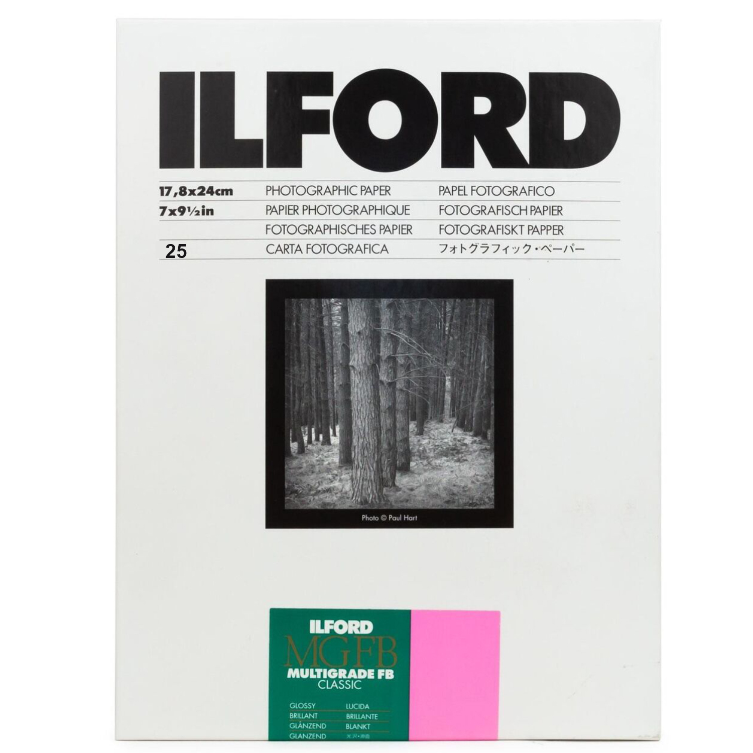 PAPEL ILFORD MULTIGRADE FB 18X24 (25) 1K CLASSIC ILFORD 