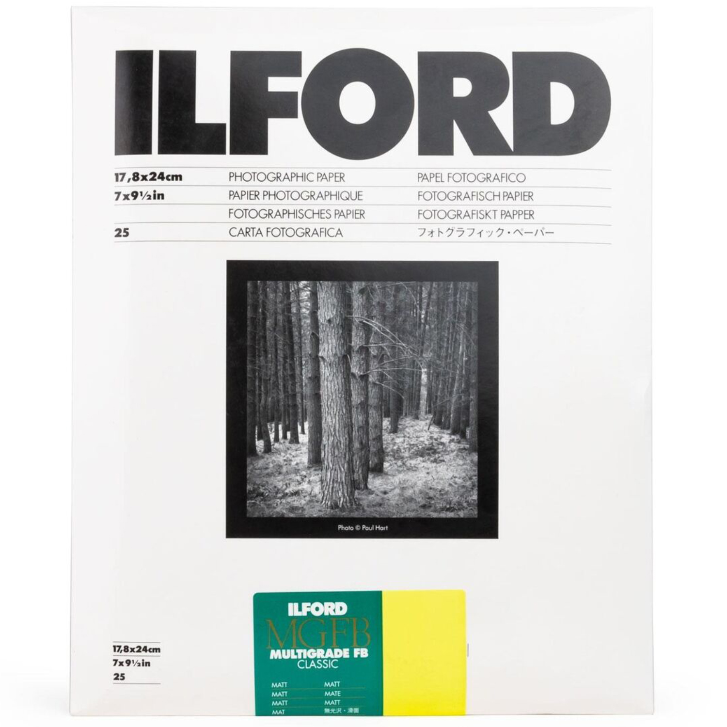 PAPEL ILFORD MULTIGRADE FB 18X24 (25) 5K CLASSIC