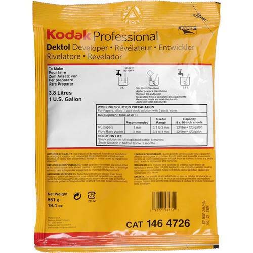 REVELADOR KODAK DEKTOL 3.8 L