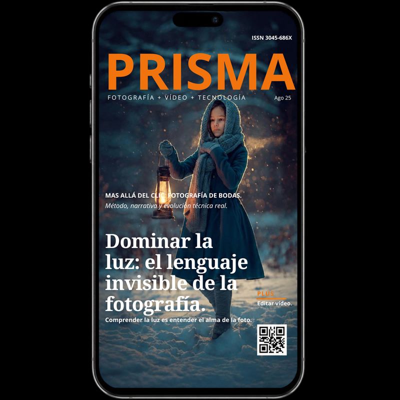 Portada de la revista PRISMA en un m&oacute;vil