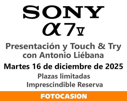 Sony Alpha 7 V: Presentación y Touch and Try  con Antonio Liébana